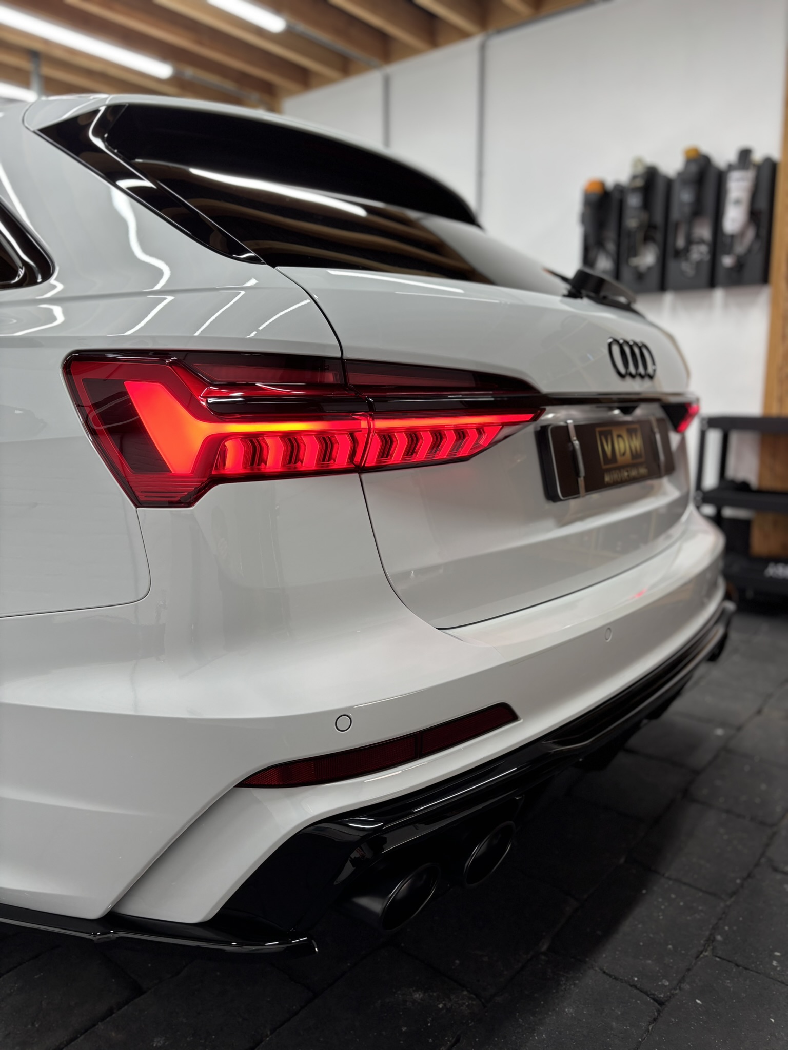 Audi A6 Achterkant Close-up